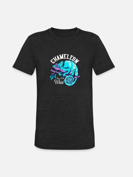 Chameleon - Unisex Tri-Blend T-Shirt - heather black