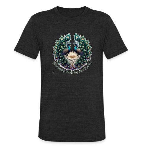 Your Beauty Holds My Soul Peacock Gifts T-Shirt - Unisex Tri-Blend T-Shirt