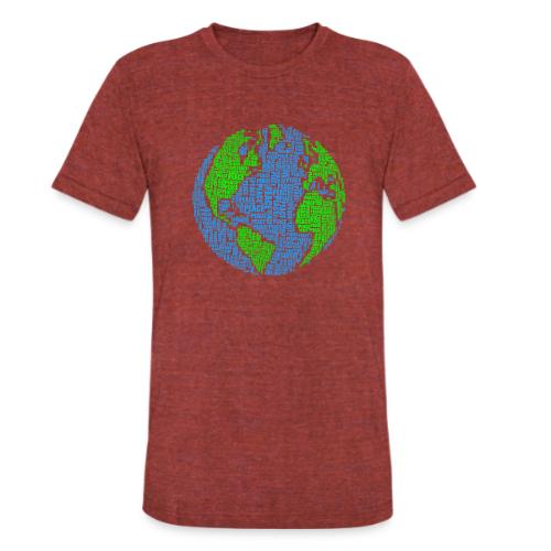Global PEACE Sphere - Unisex Tri-Blend T-Shirt