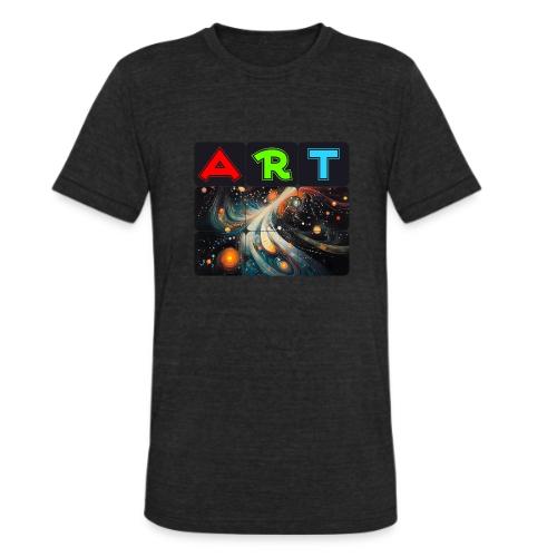 Swirls of Colorful Art - Unisex Tri-Blend T-Shirt
