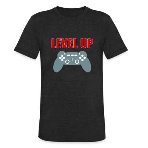 Level Up Gamer Controller Apparel - Unisex Tri-Blend T-Shirt