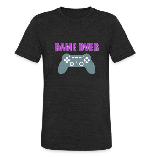 Game Over Gamer Controller Design - Unisex Tri-Blend T-Shirt