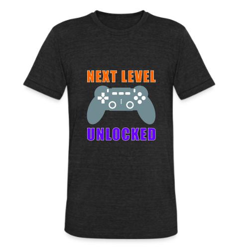 Next Level Unlocked Gamer Design - Unisex Tri-Blend T-Shirt