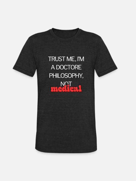 Funny Medical quotes Classic - Unisex Tri-Blend T-Shirt - heather black