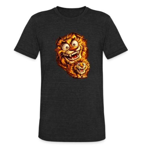 Crazy Double Lion Streetwear - Unisex Tri-Blend T-Shirt