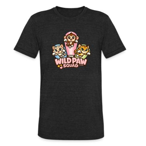Wild Paw Squad Cute Animal Friends - Unisex Tri-Blend T-Shirt