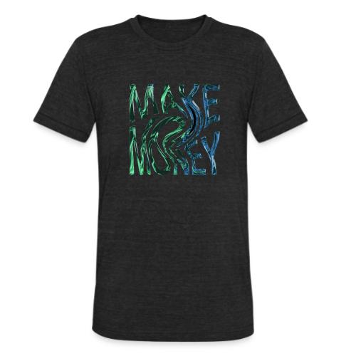 Make Money Neon 3D - Unisex Tri-Blend T-Shirt