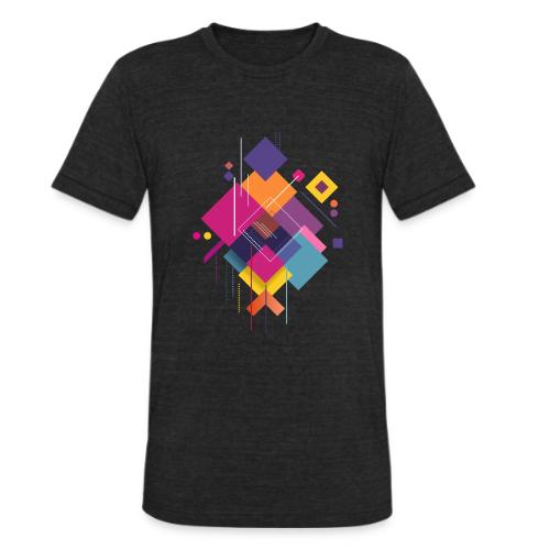 Vibrant Geometry - Unisex Tri-Blend T-Shirt
