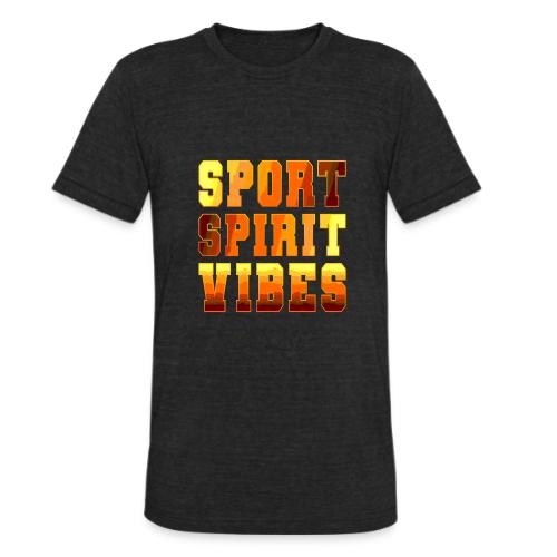 Sport Spirit Vibes Gradient - Unisex Tri-Blend T-Shirt