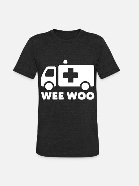 Ambulance Paramedic - Unisex Tri-Blend T-Shirt - heather black