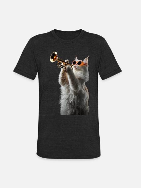 Turkish Angora - Unisex Tri-Blend T-Shirt - heather black