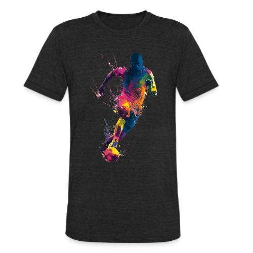 Soccer: Kick of Colors - Unisex Tri-Blend T-Shirt