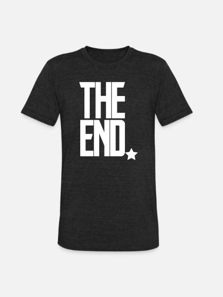 The End Game Screen - Unisex Tri-Blend T-Shirt - heather black