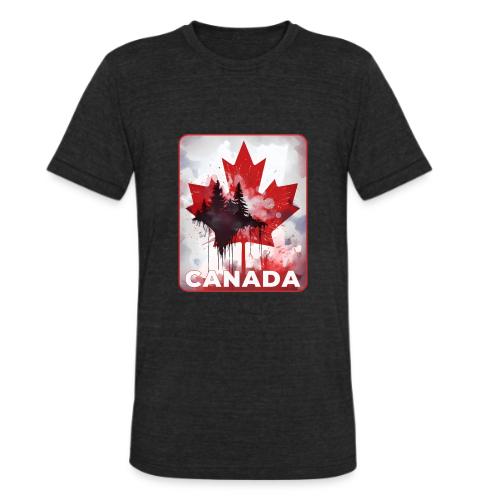 Canada's Maple Leaf Pride - Unisex Tri-Blend T-Shirt