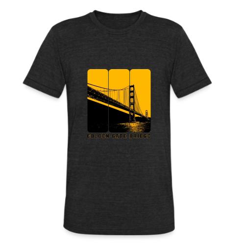 Golden Gate Bold Icon - Unisex Tri-Blend T-Shirt