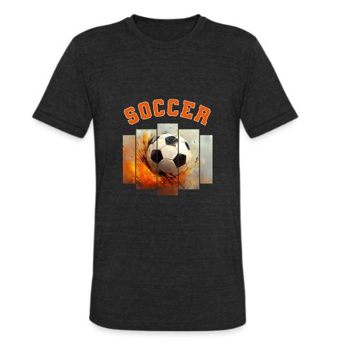 Soccer Iconic Touch - Unisex Tri-Blend T-Shirt