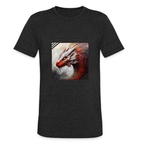 Mystic Dragon Realm - Unisex Tri-Blend T-Shirt