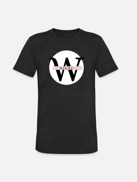 WHOLE - Unisex Tri-Blend T-Shirt - heather black