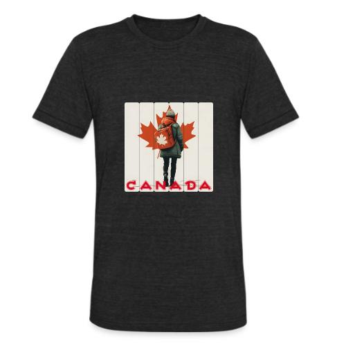 Canada: Proud Canadian Woman - Unisex Tri-Blend T-Shirt