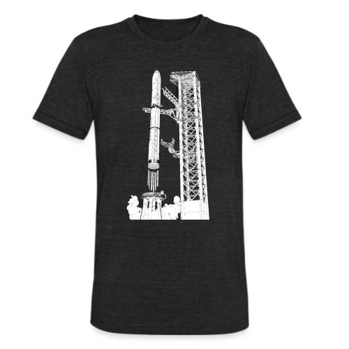 Starship Super-Heavy Lift Launch Vehicle - No Text - Unisex Tri-Blend T-Shirt