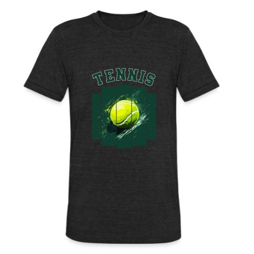 Tennis Motion - Unisex Tri-Blend T-Shirt