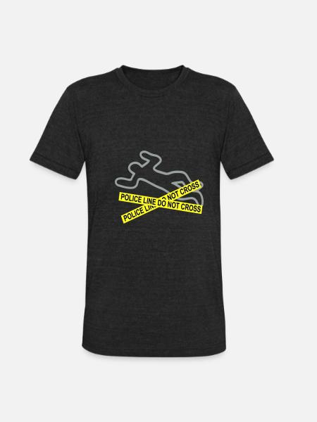 csi - Unisex Tri-Blend T-Shirt - heather black