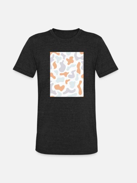 Camo - Unisex Tri-Blend T-Shirt - heather black