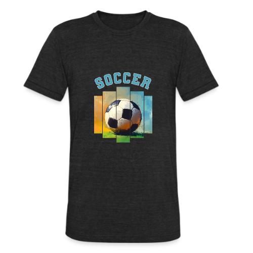 Soccer Ball Vibes - Unisex Tri-Blend T-Shirt