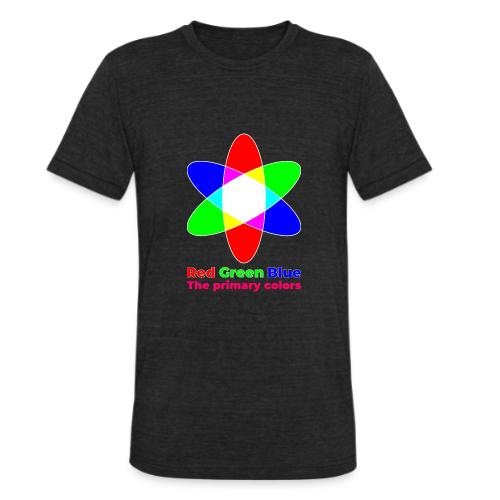 Primary colors: RGB Origins - Unisex Tri-Blend T-Shirt
