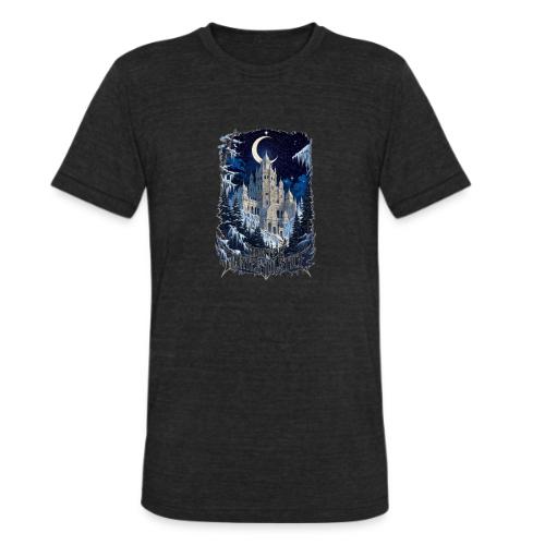 Celestial Winter Temple T-Shirt - Unisex Tri-Blend T-Shirt