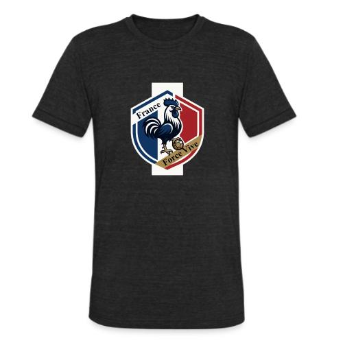 France Rooster T-Shirt, Bleu-Blanc-Rouge gift - Unisex Tri-Blend T-Shirt