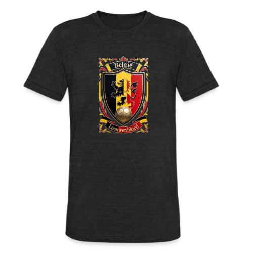 Belgium Lion Crest T-Shirt, Belgian Flag Gift - Unisex Tri-Blend T-Shirt