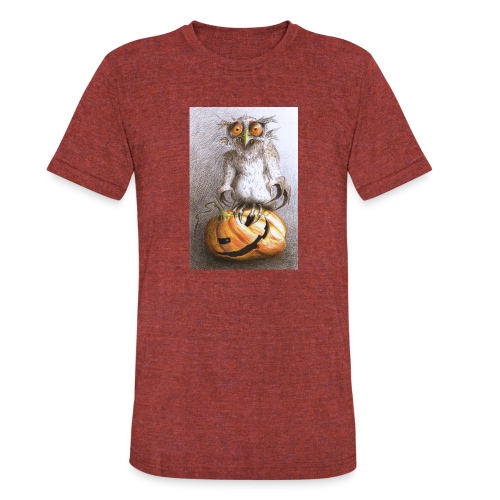 Vampire Owl - Unisex Tri-Blend T-Shirt