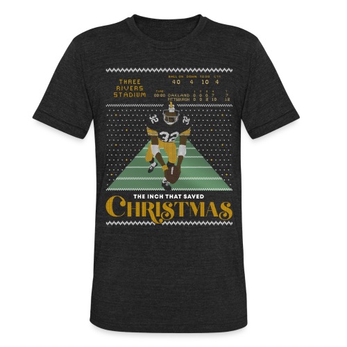 The Inch That Saved Christmas - Unisex Tri-Blend T-Shirt