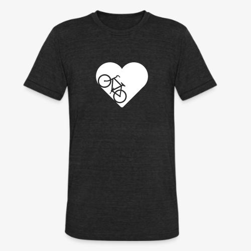 Bike in heart - Unisex Tri-Blend T-Shirt