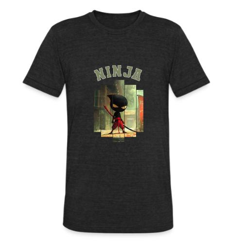 Cute Ninja Attack - Unisex Tri-Blend T-Shirt