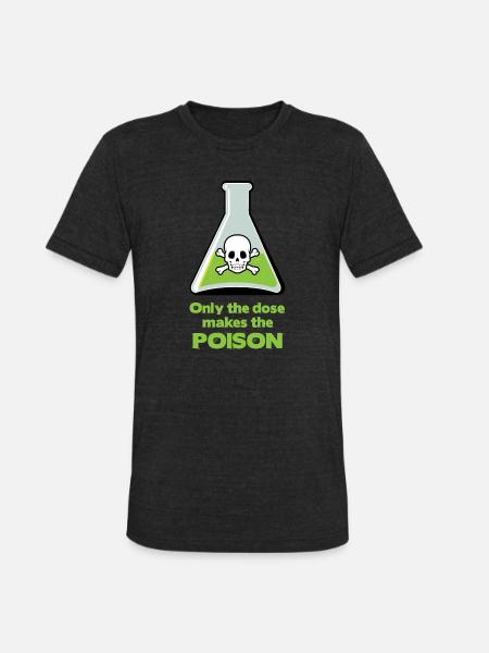 Poison - Unisex Tri-Blend T-Shirt - heather black