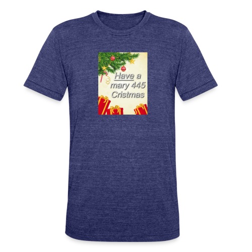 Have a Mary 445 Christmas - Unisex Tri-Blend T-Shirt
