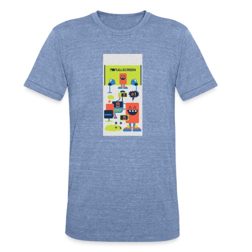 iphone5screenbots - Unisex Tri-Blend T-Shirt
