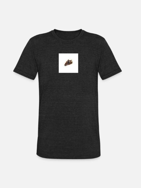 Moto Dash Neon Racer - Unisex Tri-Blend T-Shirt - heather black
