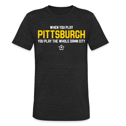 Pittsburgh Whole Damn City - Unisex Tri-Blend T-Shirt