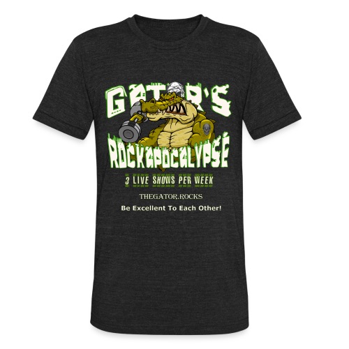 Gator's Rockapocalypse - Unisex Tri-Blend T-Shirt