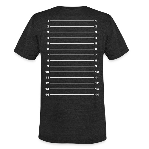 Length Check T-Shirt Plain - Unisex Tri-Blend T-Shirt
