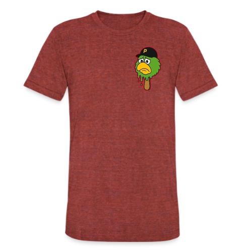 Summertime Sadness (2-sided on black w/ red) - Unisex Tri-Blend T-Shirt