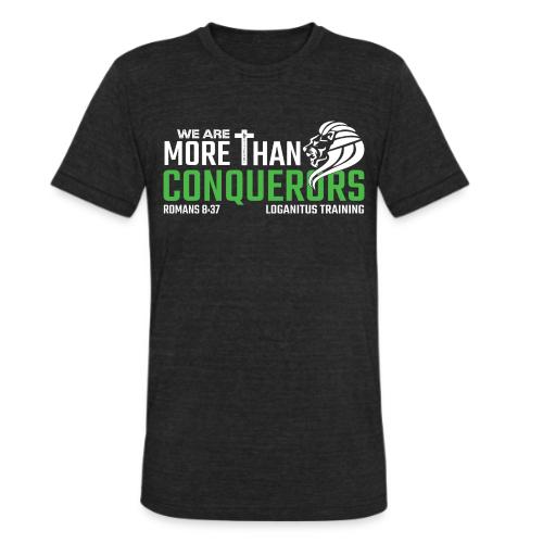 More Than Conquerors...VICTORIOUS - Unisex Tri-Blend T-Shirt
