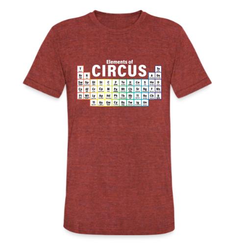 Periodic Table of Circus - Unisex Tri-Blend T-Shirt