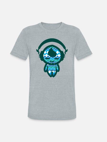 KIDDAIKIDDEE Design No.24 - Unisex Tri-Blend T-Shirt - heather grey