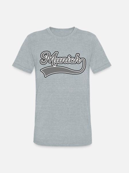 Munich germany - Unisex Tri-Blend T-Shirt - heather grey