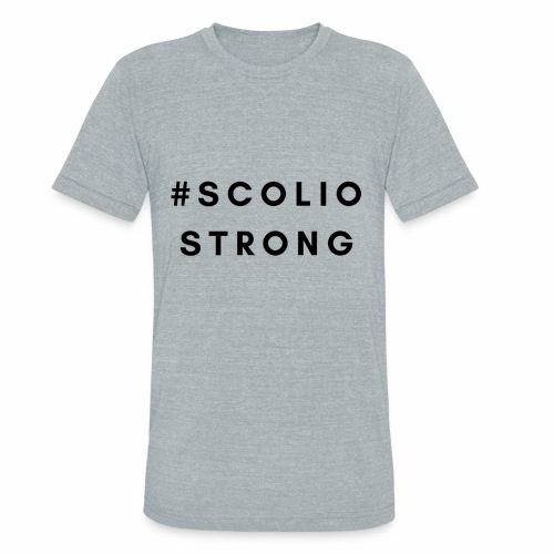 Scolio Strong - Unisex Tri-Blend T-Shirt