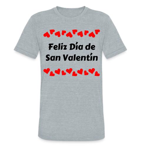 February Celebrating Valentine's Day, February 14 - Unisex Tri-Blend T-Shirt